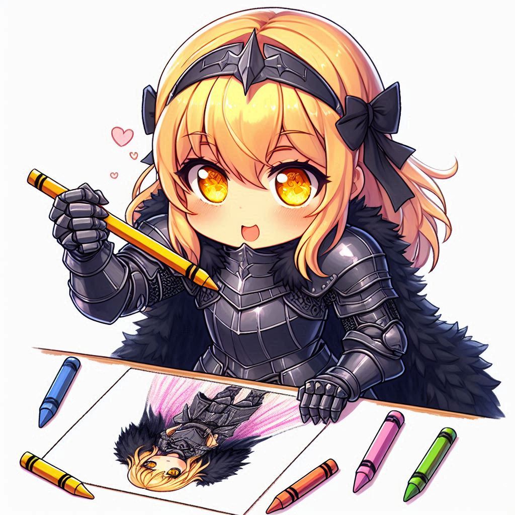 自分を描くちびエリザベス | の人気AIイラスト・グラビア