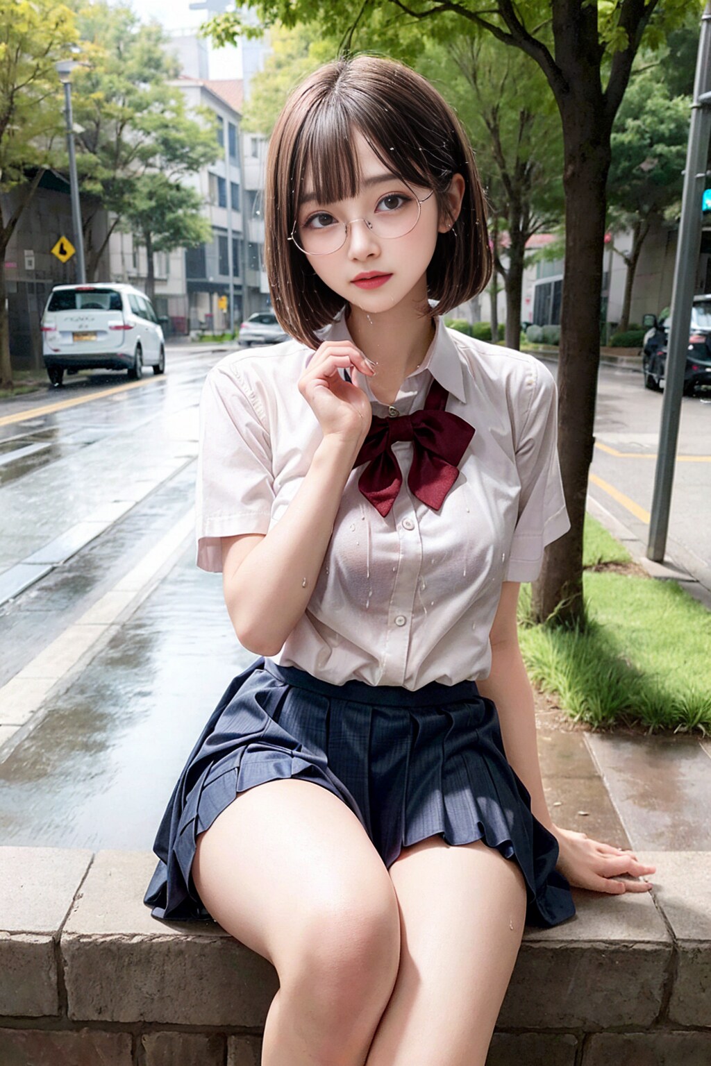 濡れ透けな女の子#5