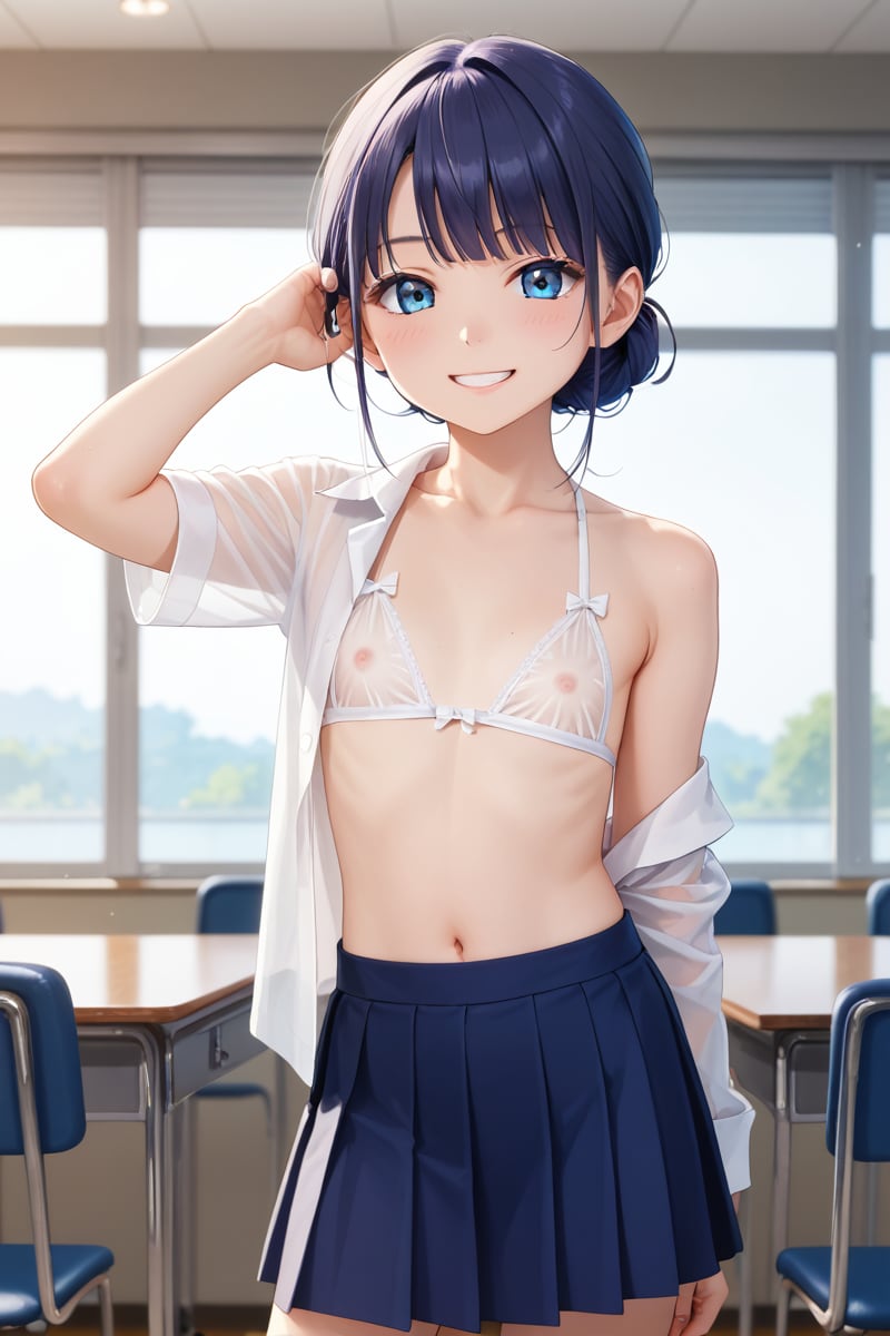 貧乳透けちゃった!