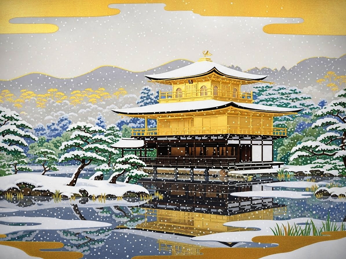 金閣寺 | の人気AIイラスト・グラビア