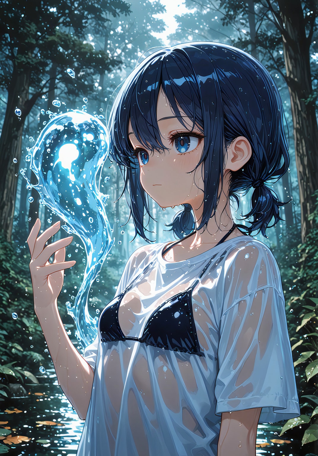 湿気の森と水の魔法