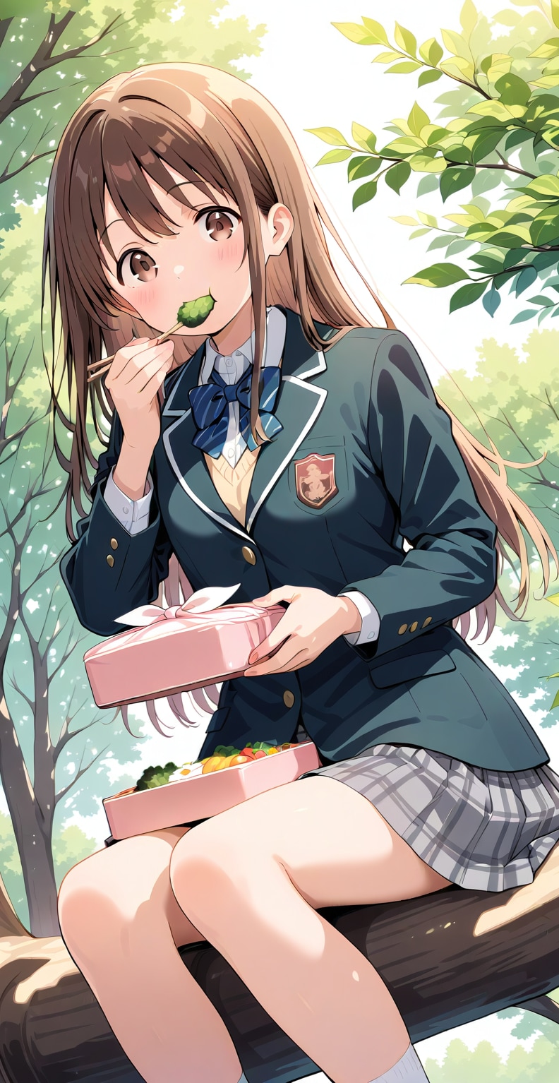 もぐもぐもぐもぐ　ごくごく簡単なプロンプト | の人気AIイラスト・グラビア