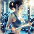 トレーニング女子7 5枚目