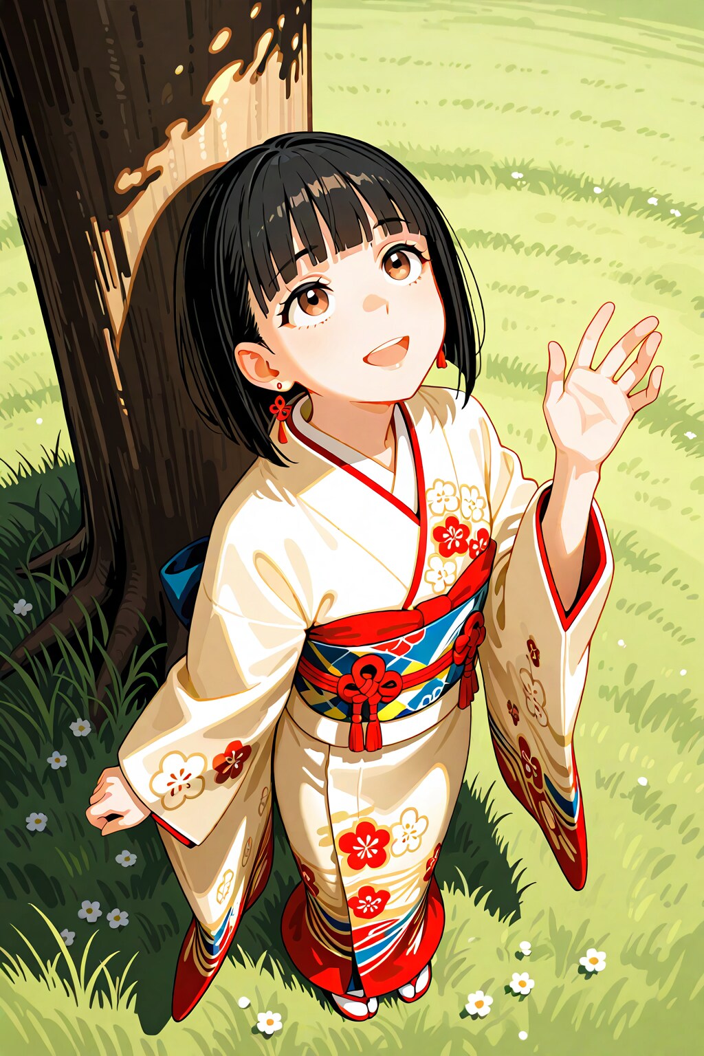 振袖娘８２ | の人気AIイラスト・グラビア