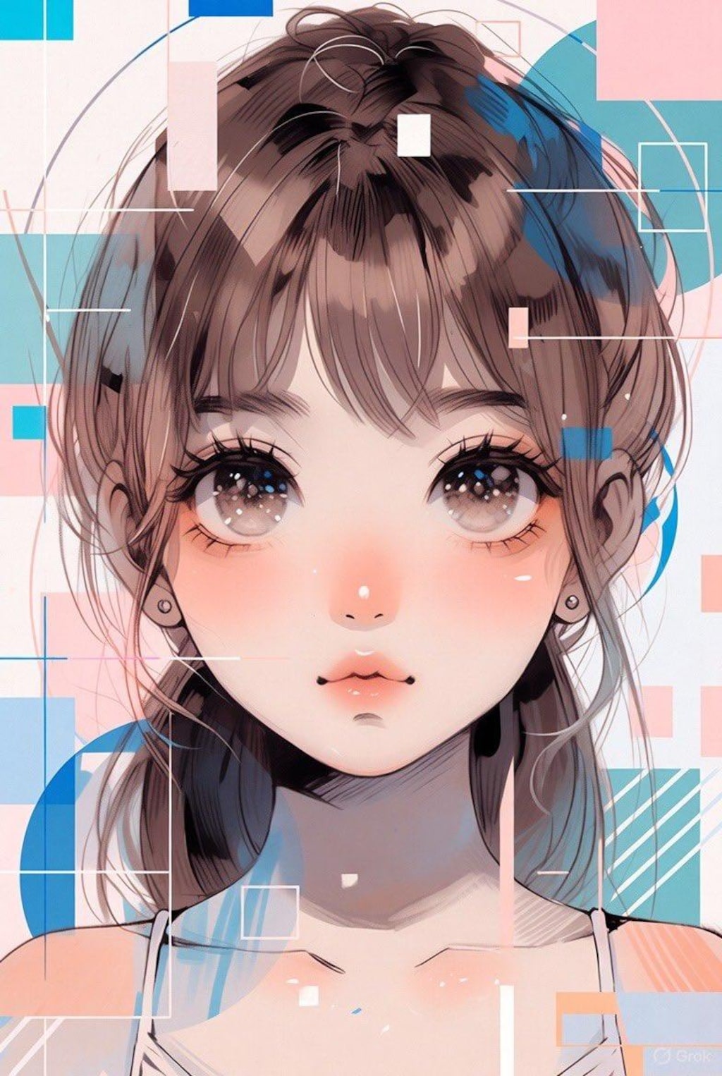 三角に囲まれる