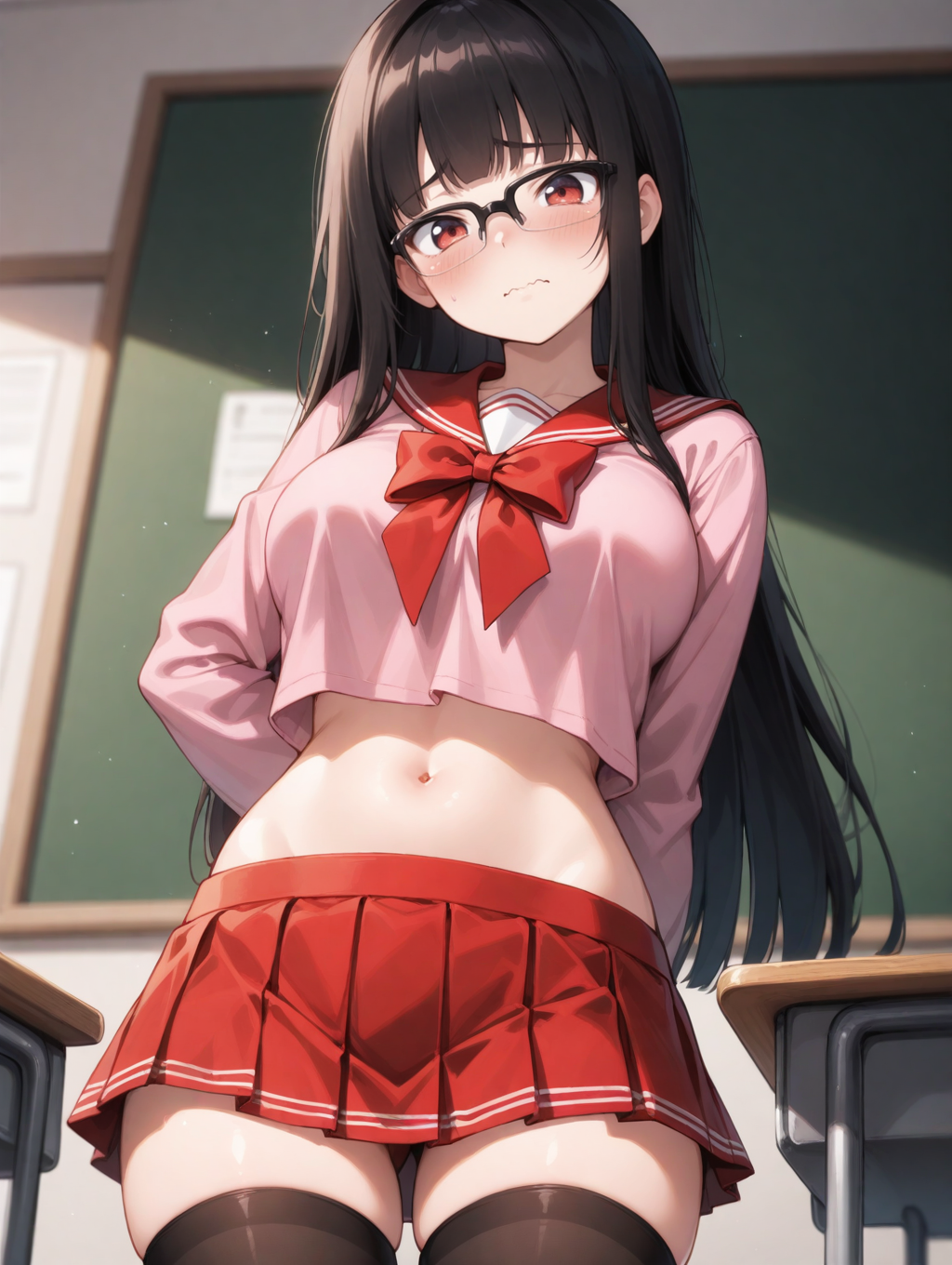 委員長のコスプレをする委員長