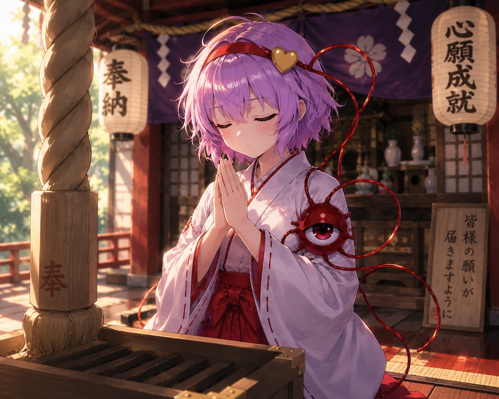 巫女服さとりちゃん