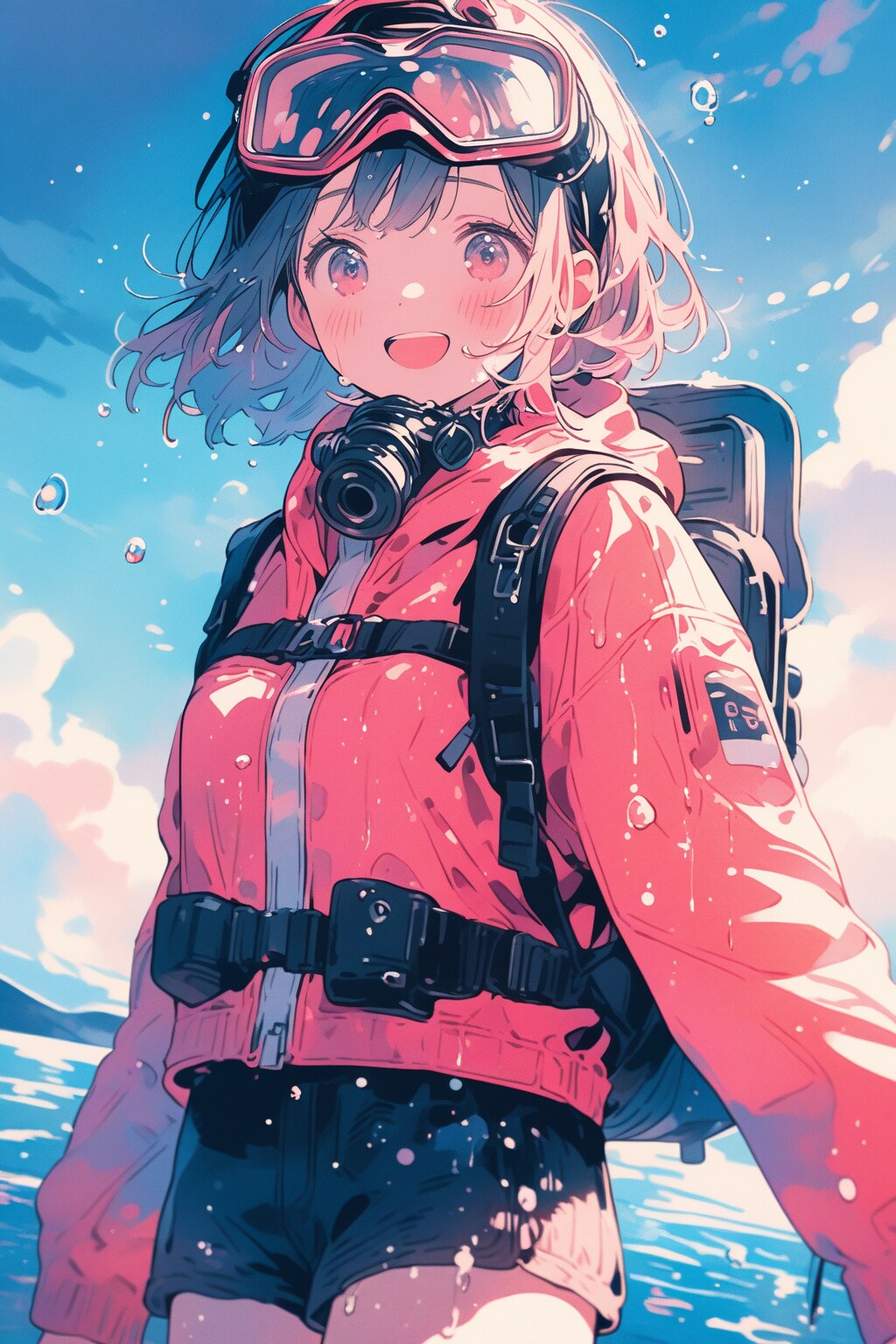 マリンスポーツ娘（1） | の人気AIイラスト・グラビア