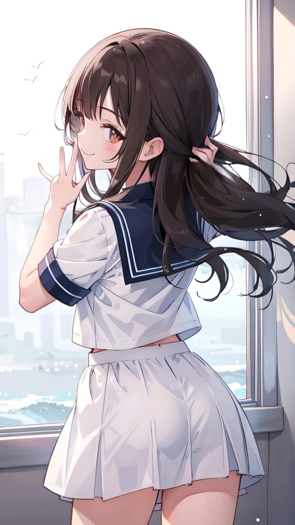 後ろ姿（JK）
