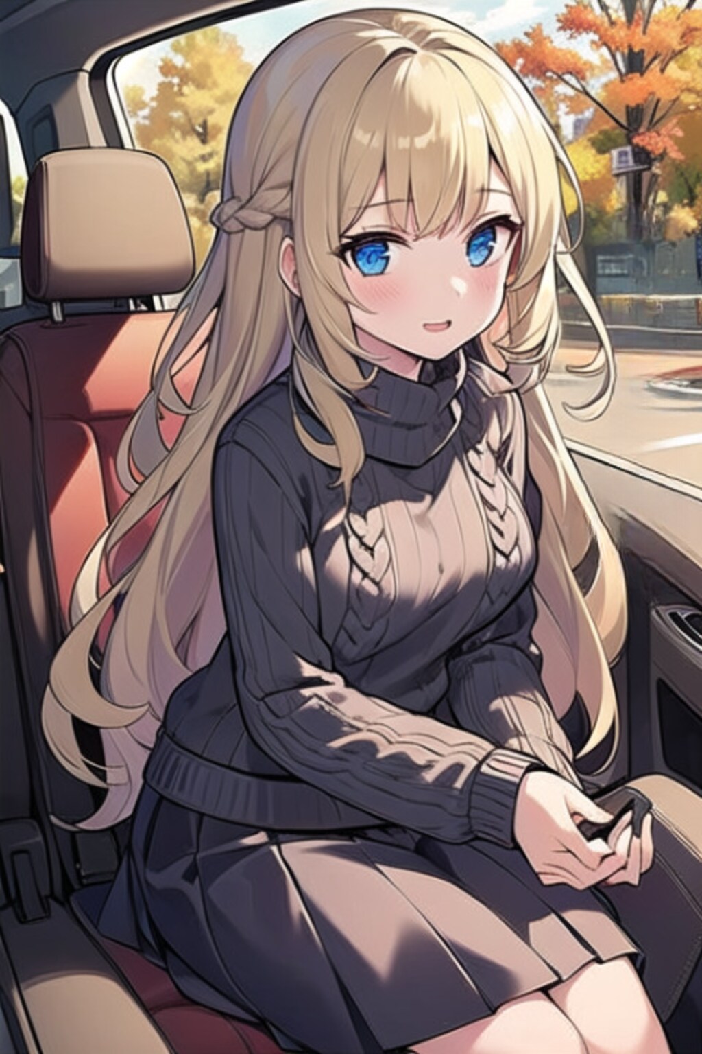 紅葉を見にドライブ♪