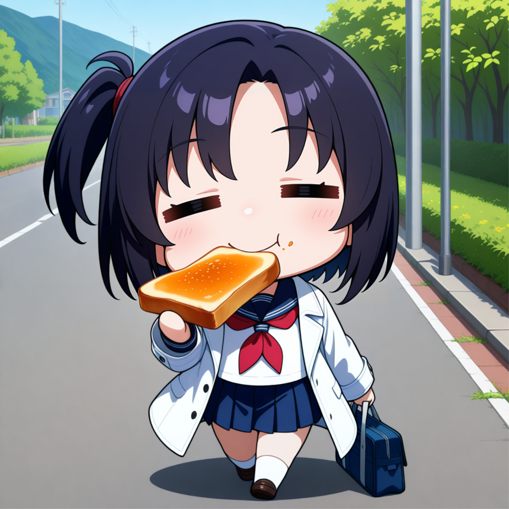 朝練のために早めの登校