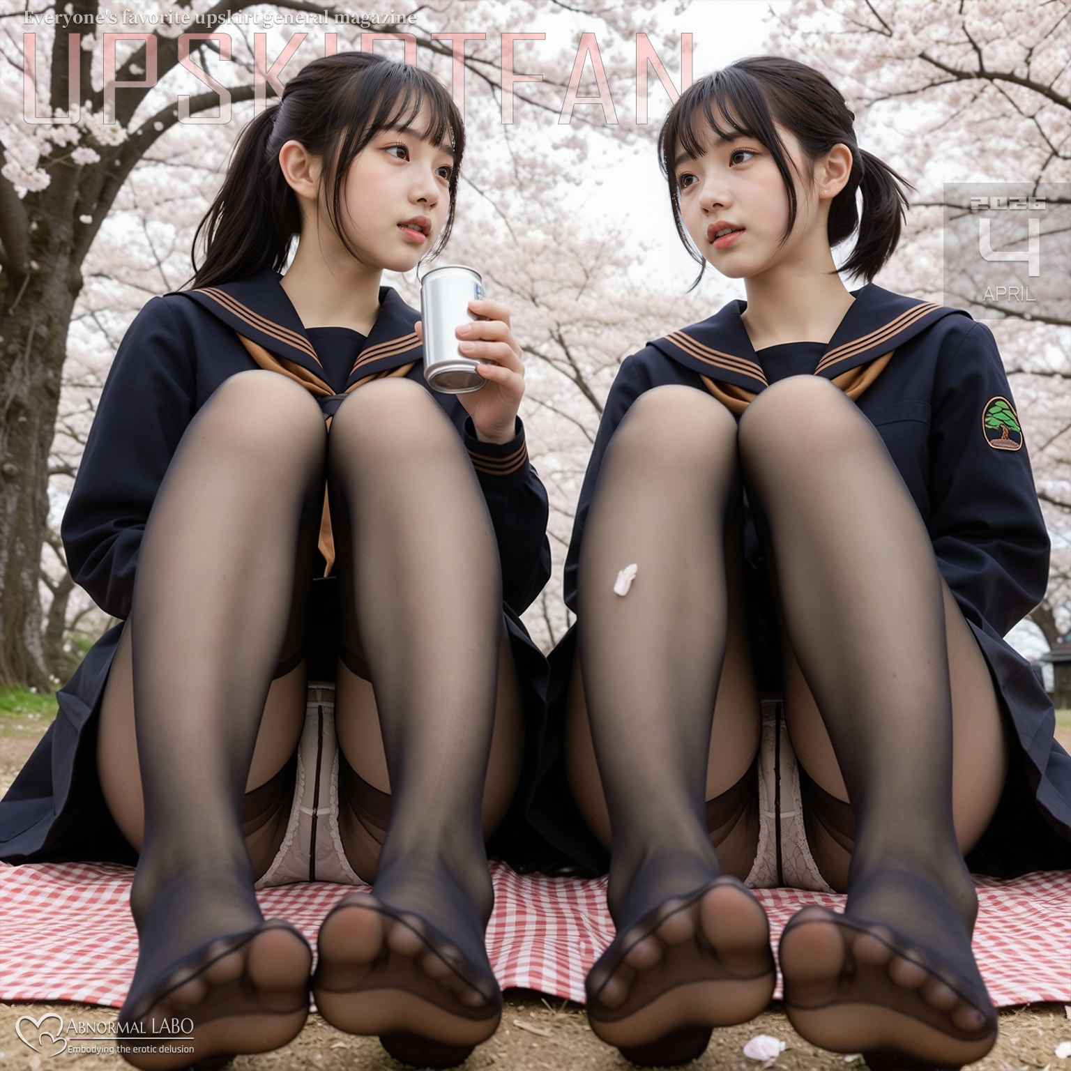 花見パンチラ2026-③♡制服女子【Upskirt】