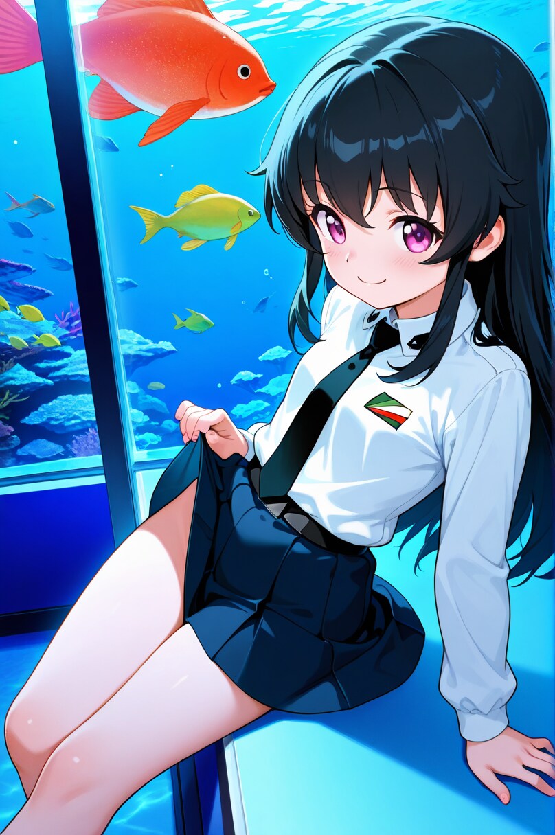 あどけなさと制服。ちらっ。