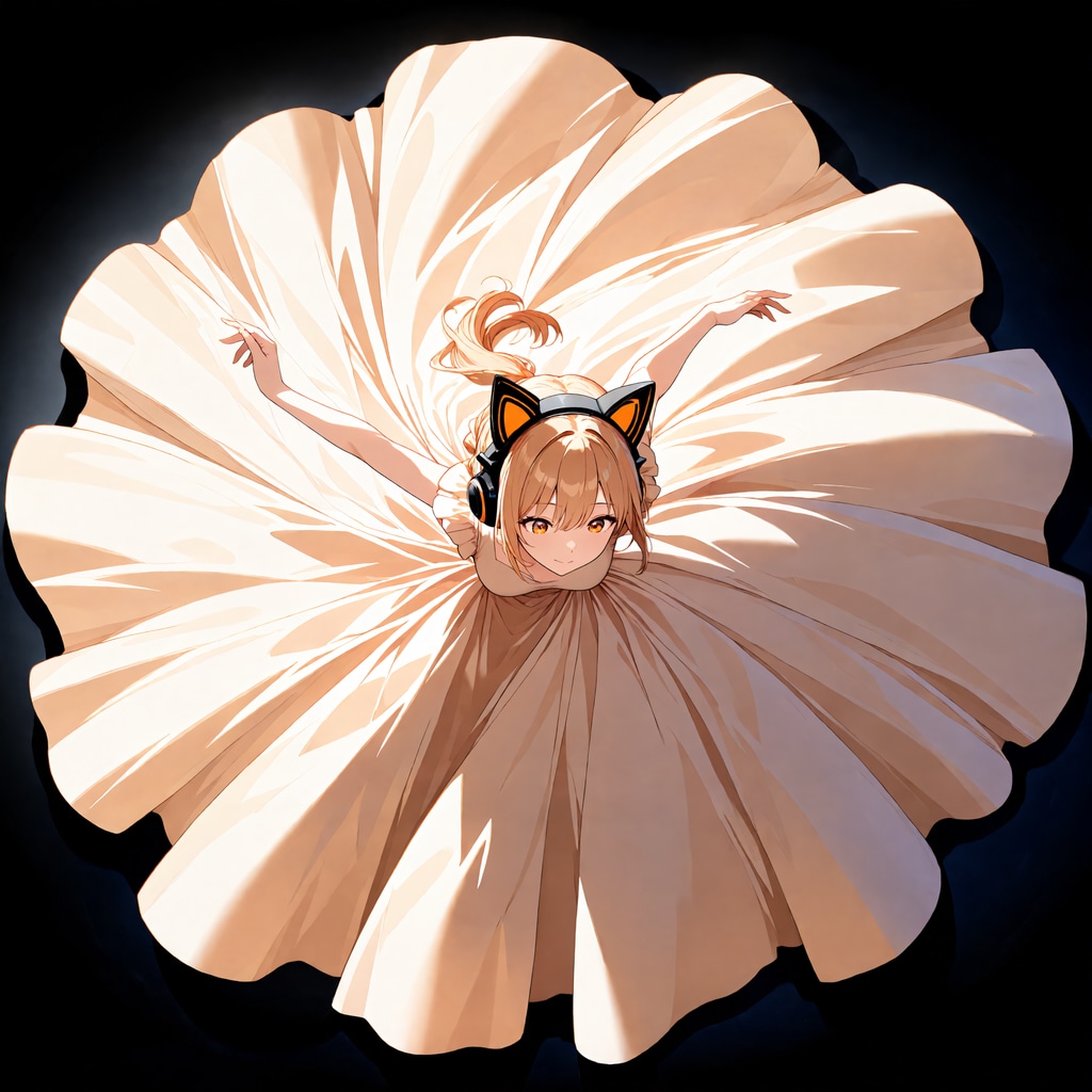 ロングスカート(上から)