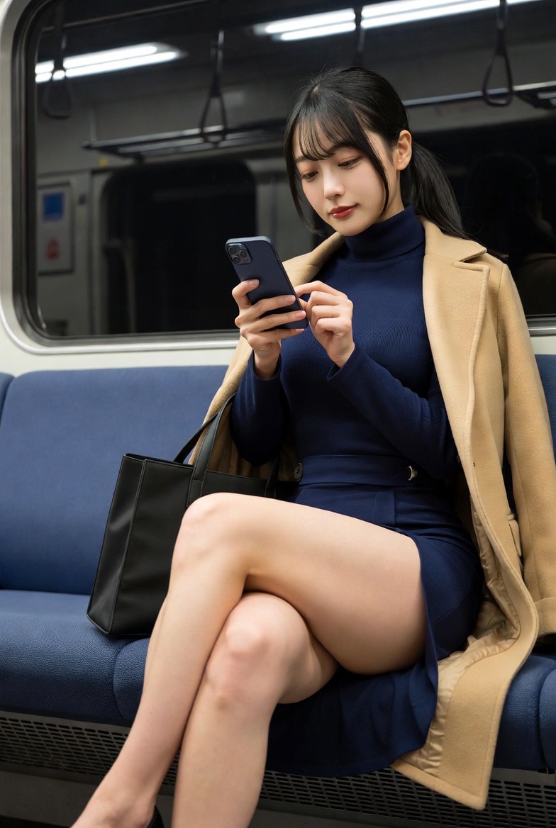 そして、足を組む | の人気AIイラスト・グラビア