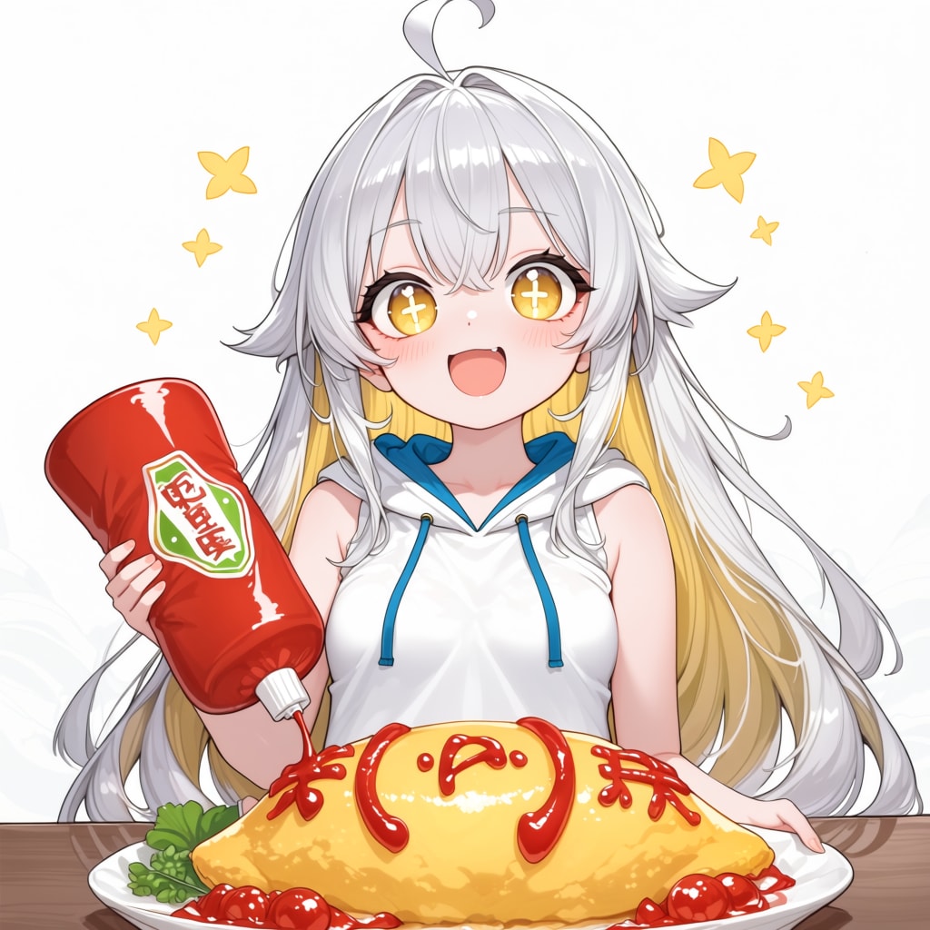 オムライス（・A・）