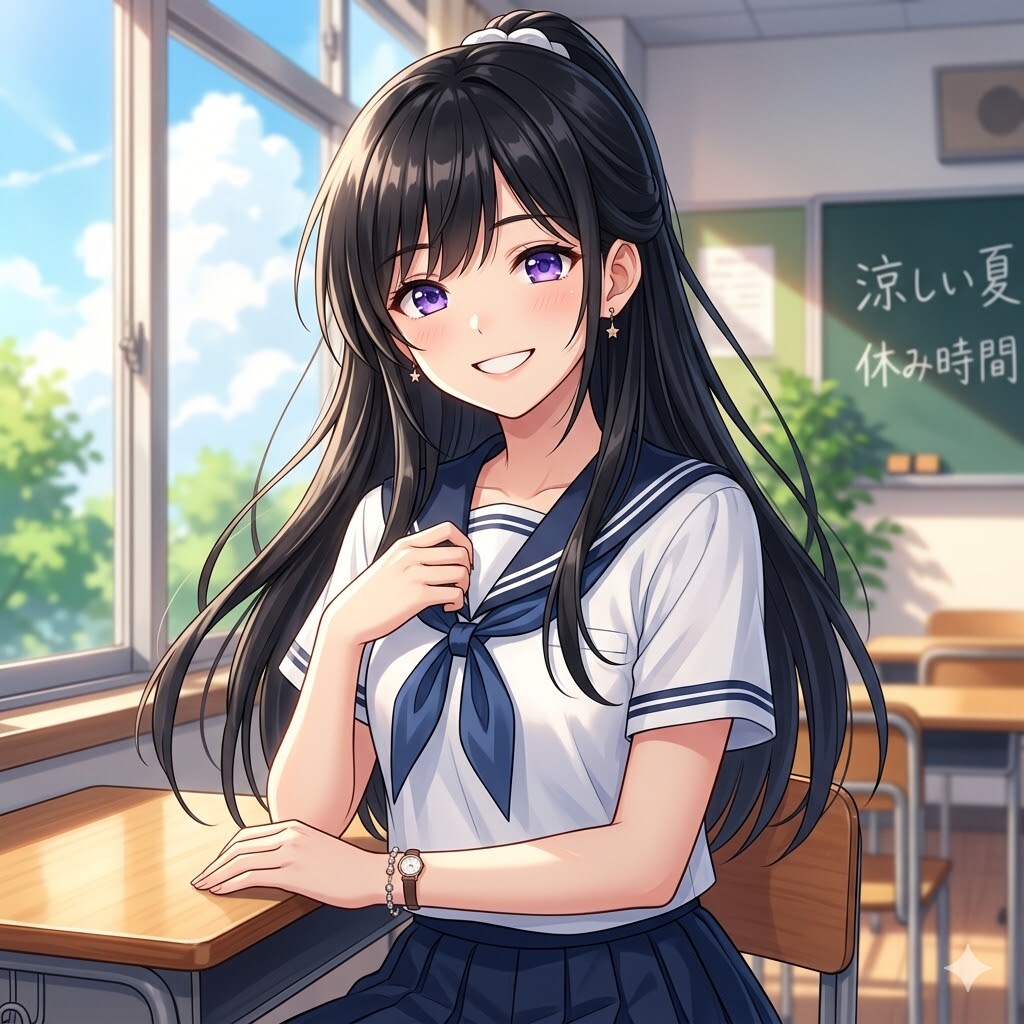 また同じクラスだね | の人気AIイラスト・グラビア