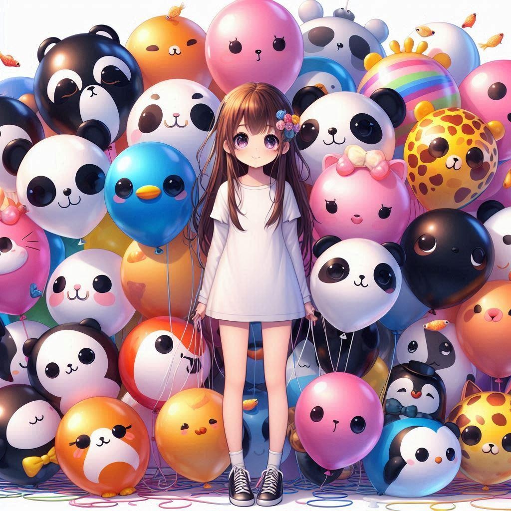 ３歌う風船・踊る風船♪