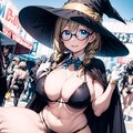 魔女風コスプレ 4枚目