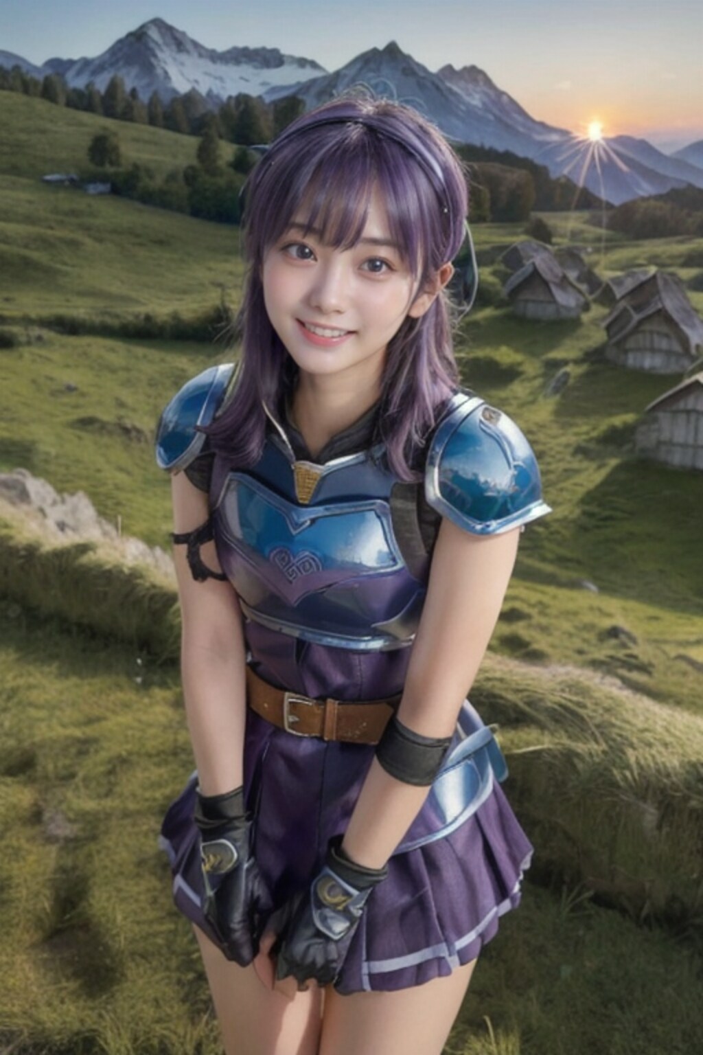 RPG的村の女戦士