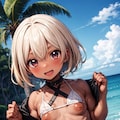 褐色剛毛筋肉貧乳デカ乳輪陥没乳首ちゃん（金） 10枚目