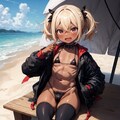 褐色剛毛筋肉貧乳デカ乳輪陥没乳首ちゃん（金） 8枚目