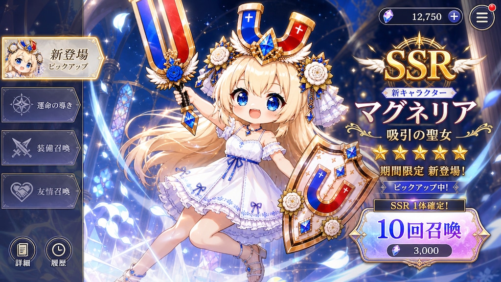 【ガチャ＆ステータス】マグネリア姫