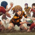 🏉泥まみれの女子ラグビー 132 5枚目