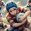 🏉泥まみれの女子ラグビー 132 6枚目