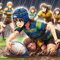 🏉泥まみれの女子ラグビー 132 4枚目