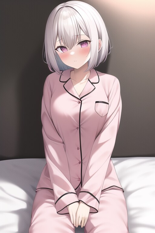 白髪パジャマその3