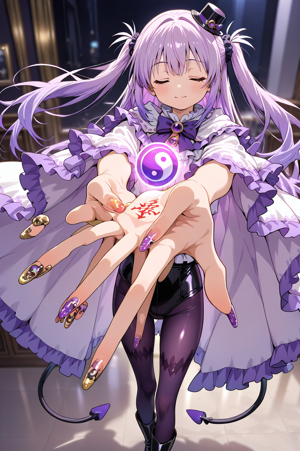 目を閉じて下さいね❤️今から絵梨奈が魔法をかけますので私が良いですよ❤️って言うまで目を開けないで下さい❤️ | の人気AIイラスト・グラビア