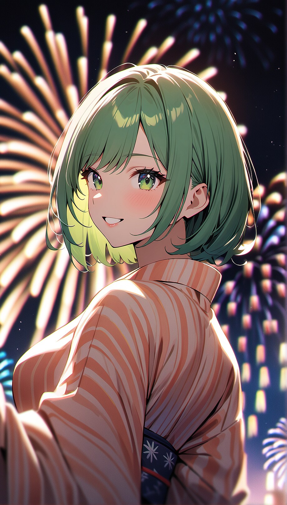 緑髪さん①