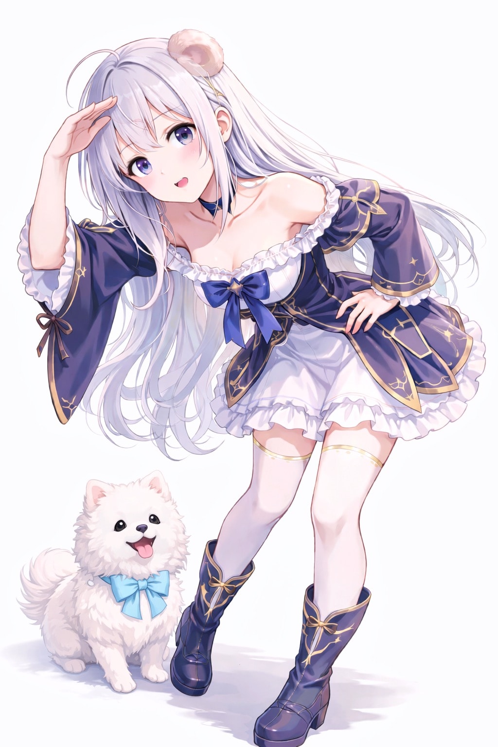 ホタテちゃんとホテ、今日も一緒