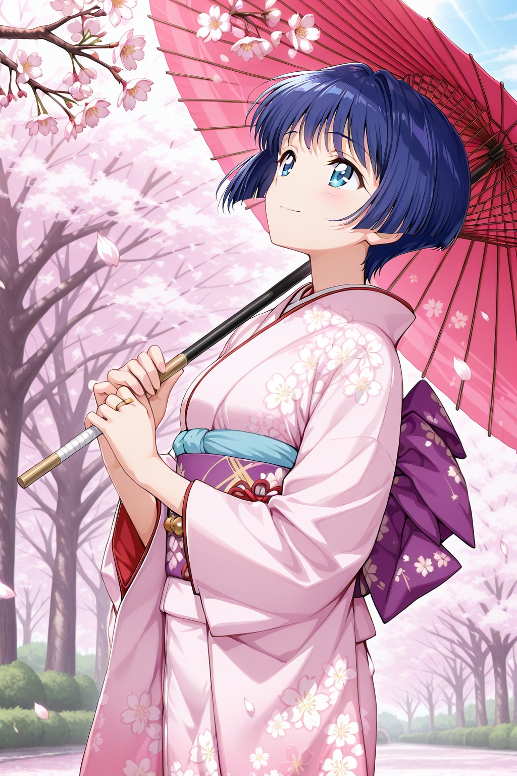 桜並木 葵
