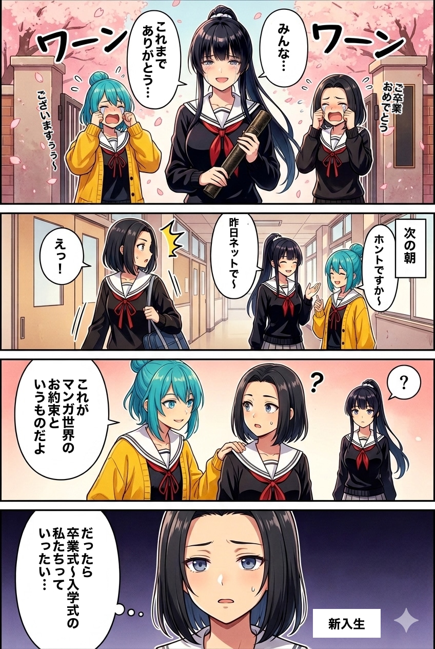 うちの子4コマ-20 | の人気AIイラスト・グラビア