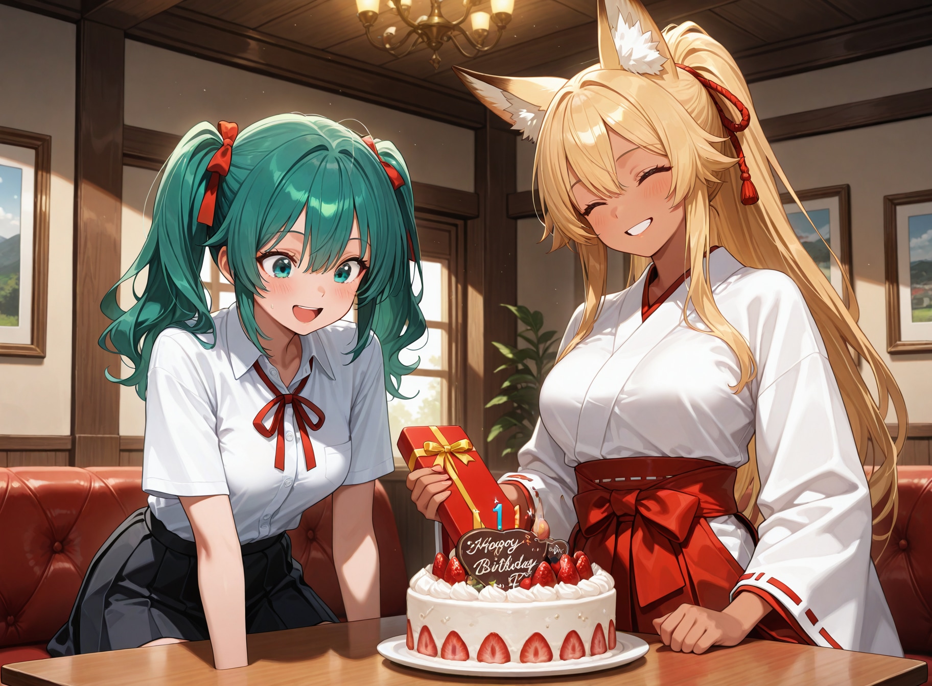 城ヶ崎アオイさん家のあおいさんお誕生日お祝い | の人気AIイラスト・グラビア