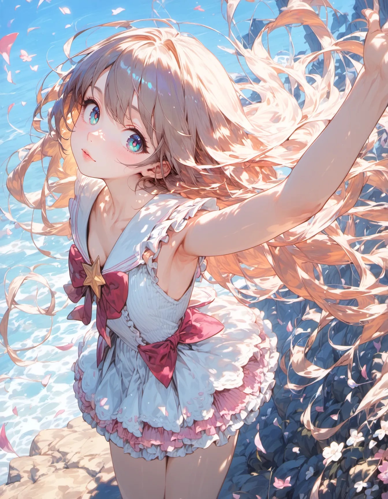 Melody of the Sea Breeze | の人気AIイラスト・グラビア