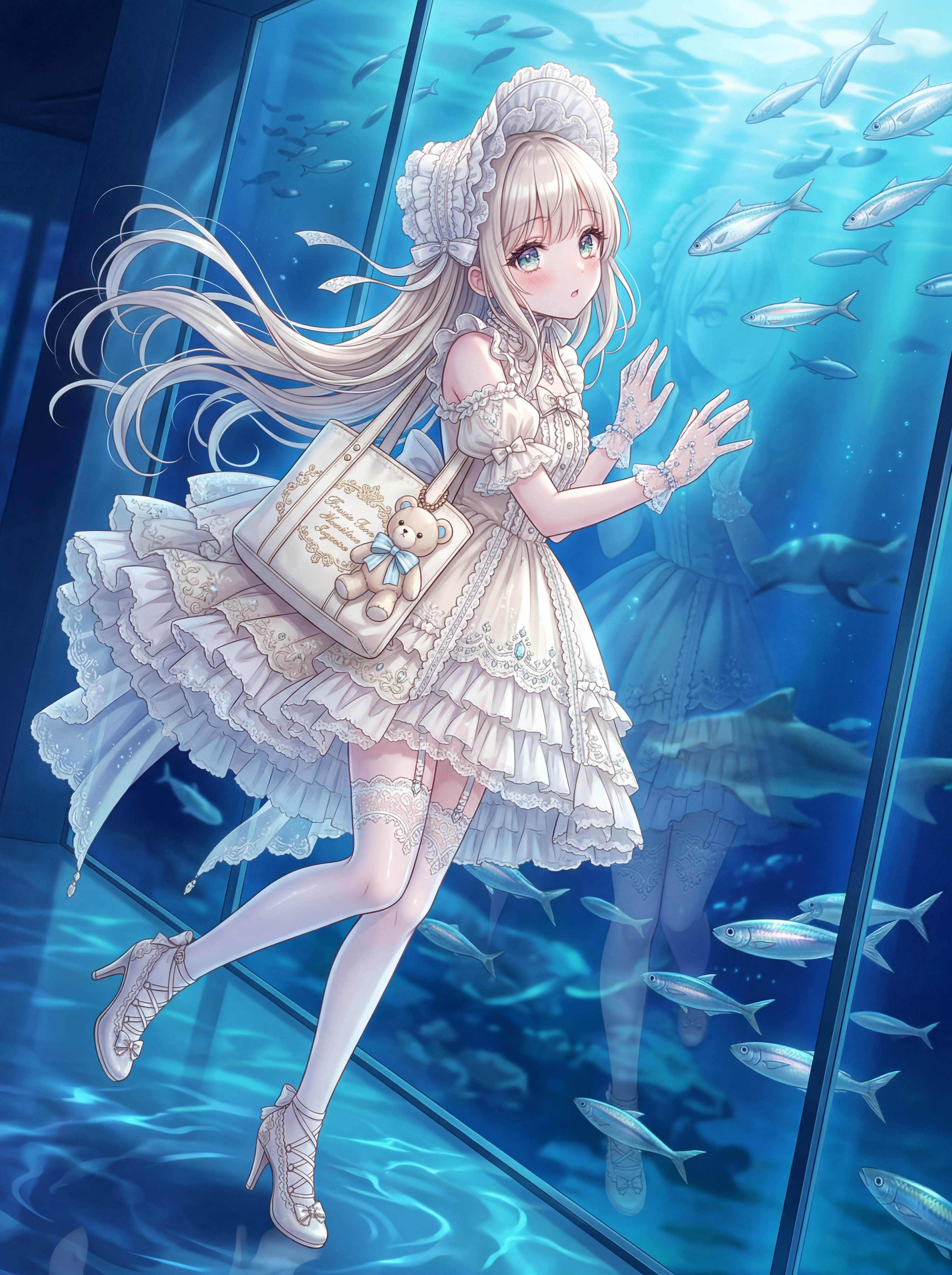 海蒼の白華少女