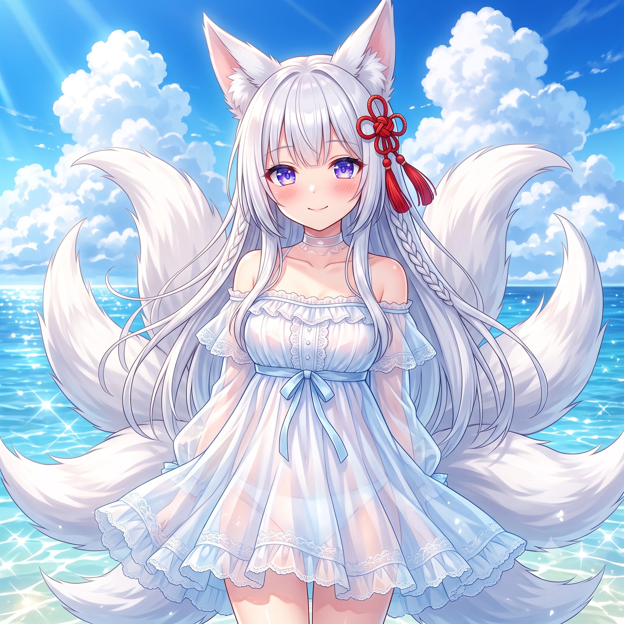 夏コーデ ヨミちゃん