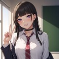 黒髪ロングギャル_01 3枚目