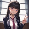 黒髪ロングギャル_01 2枚目