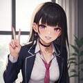 黒髪ロングギャル_01 8枚目