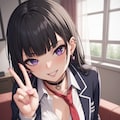 黒髪ロングギャル_01 12枚目