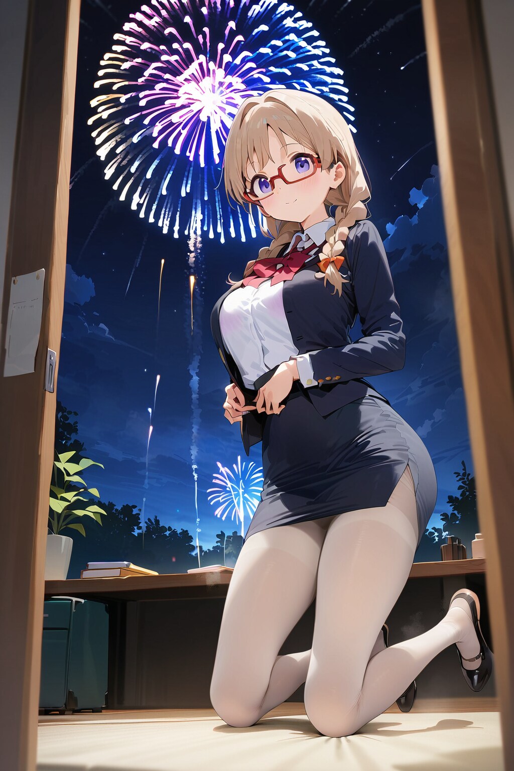 花火綺麗だけど、貴方はどこ見てるの？