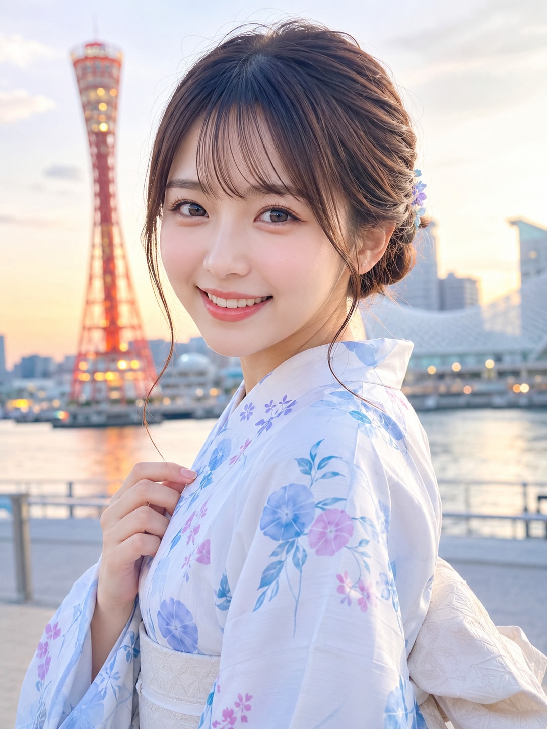 神戸で見かけた浴衣美人たち