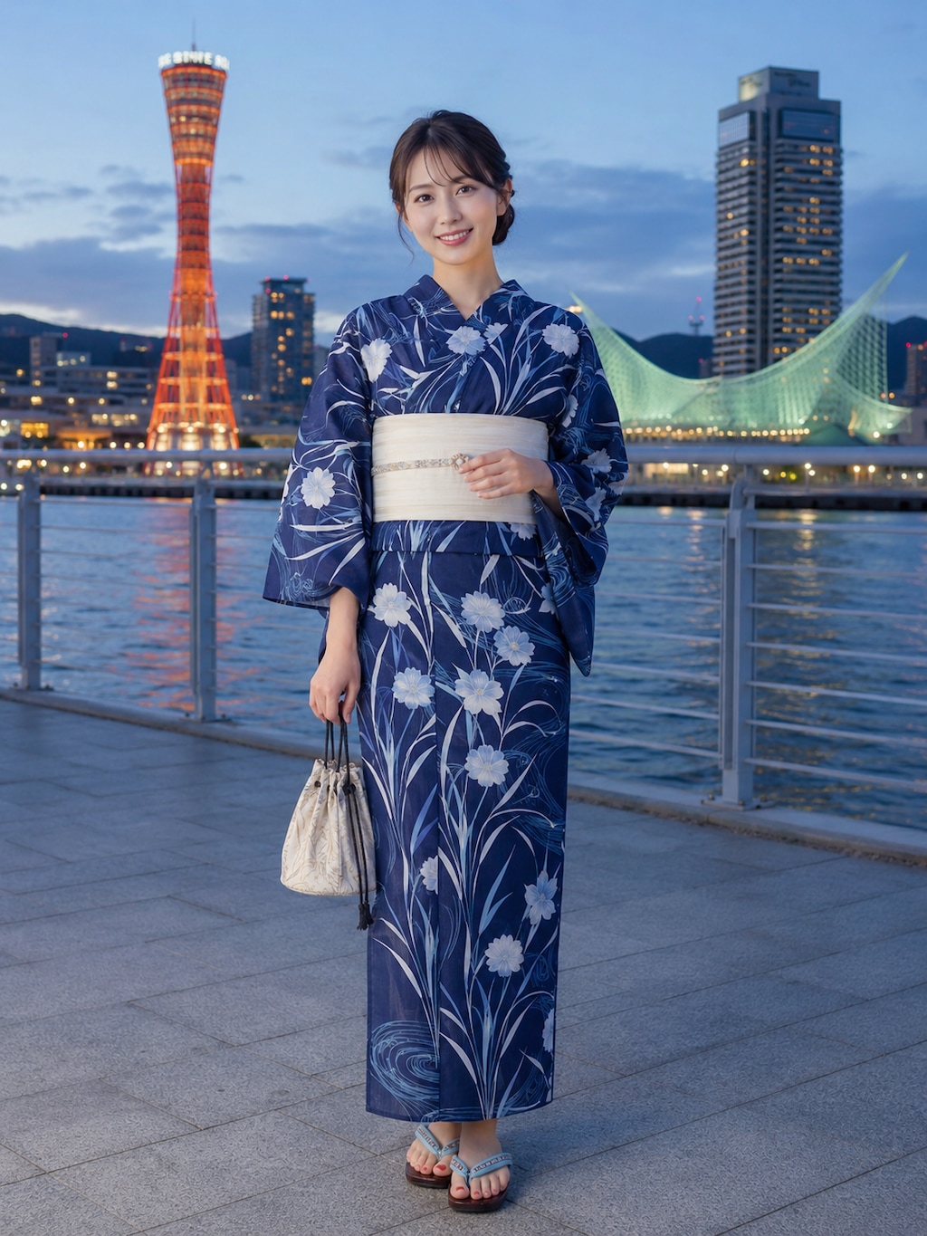 神戸で見かけた浴衣美人たち