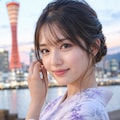 神戸で見かけた浴衣美人たち 6枚目