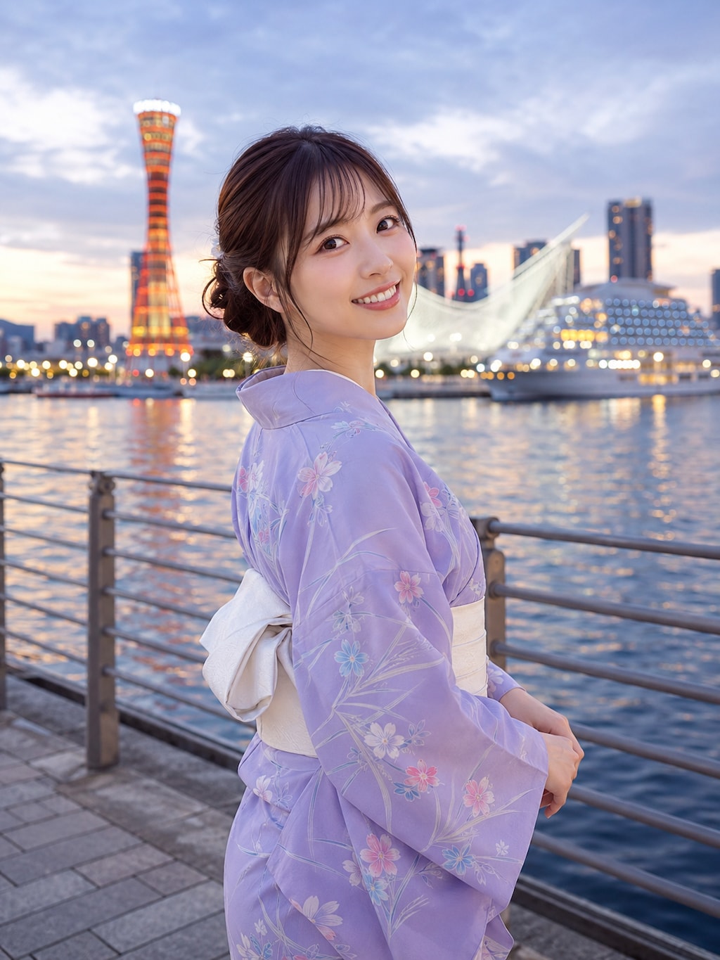 神戸で見かけた浴衣美人たち