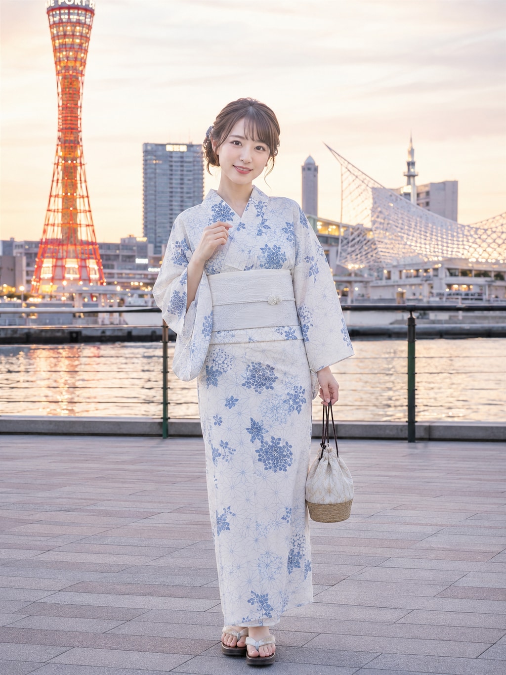 神戸で見かけた浴衣美人たち